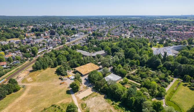 Luchtfoto Velp en Arnhem